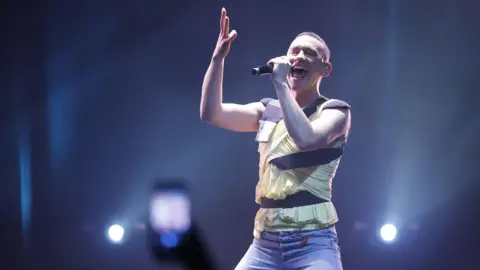 TT/Reuters Olly Alexander performing